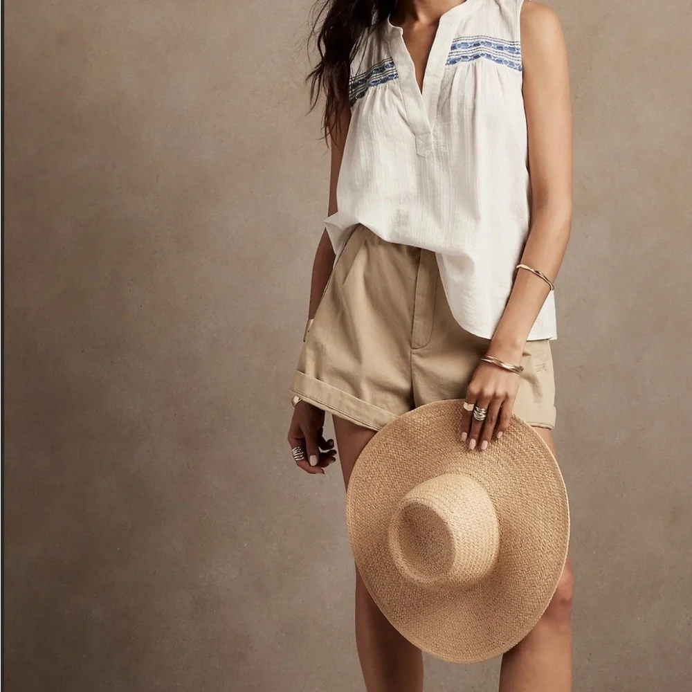 Banana Republic Embroidered Top - Picture 1 of 7